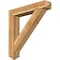 Ekena Millwork Traditional Arts and Crafts Rough Sawn Bracket w/ Offset Brace, Western Red Cedar, 8"W x 44"D x 44"H BKT0806X44X44TRA03RWR - alternate 1
